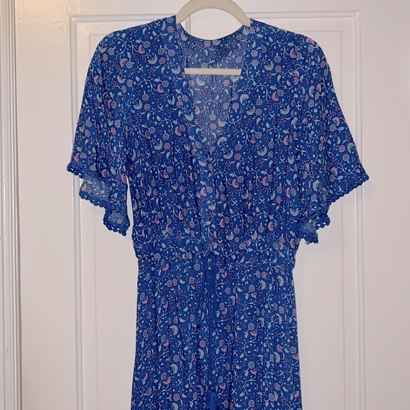 BOHO PAISLEY MAXI DRESS in GOOD CONDITION - Picture 2 of 7